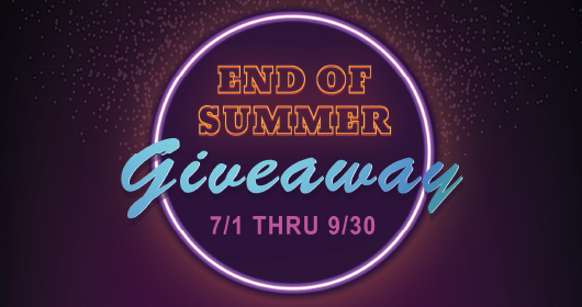 End of SUMMER GIVEAWAY!